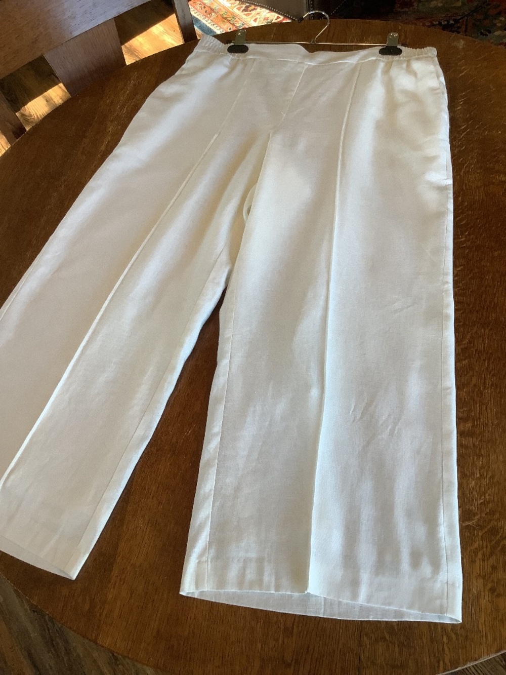 Linen Crop Pants